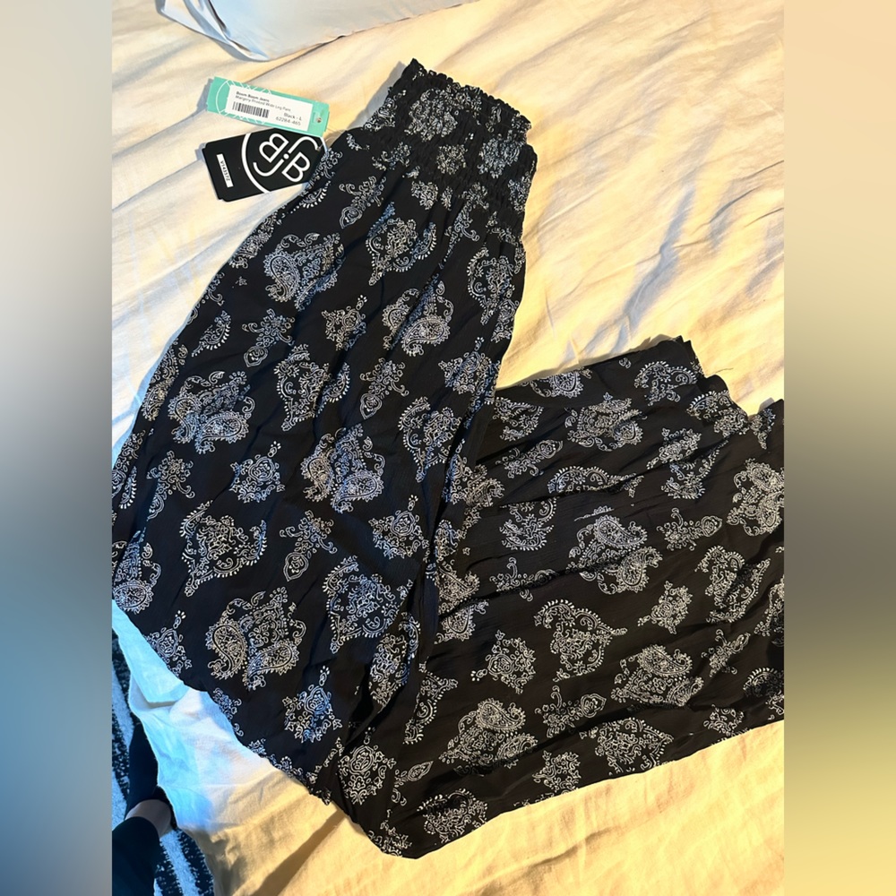 Elastic Waistband patterned pants